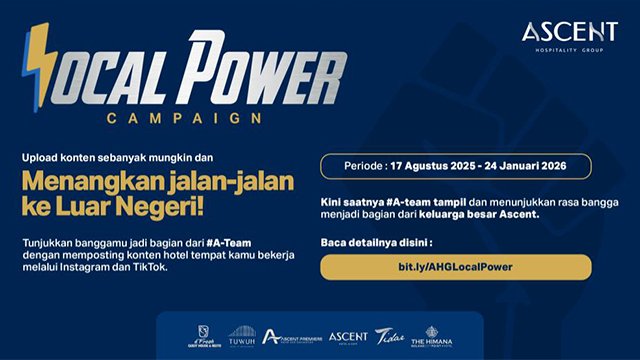 LOCAL POWER CAMPAIGN, Menangkan hadiah jalan-jalan ke Luar Negeri!