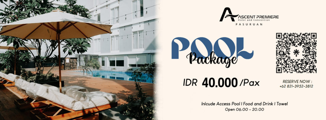 Ascent Premiere Hotel & Convention Pasuruan - Pool Package